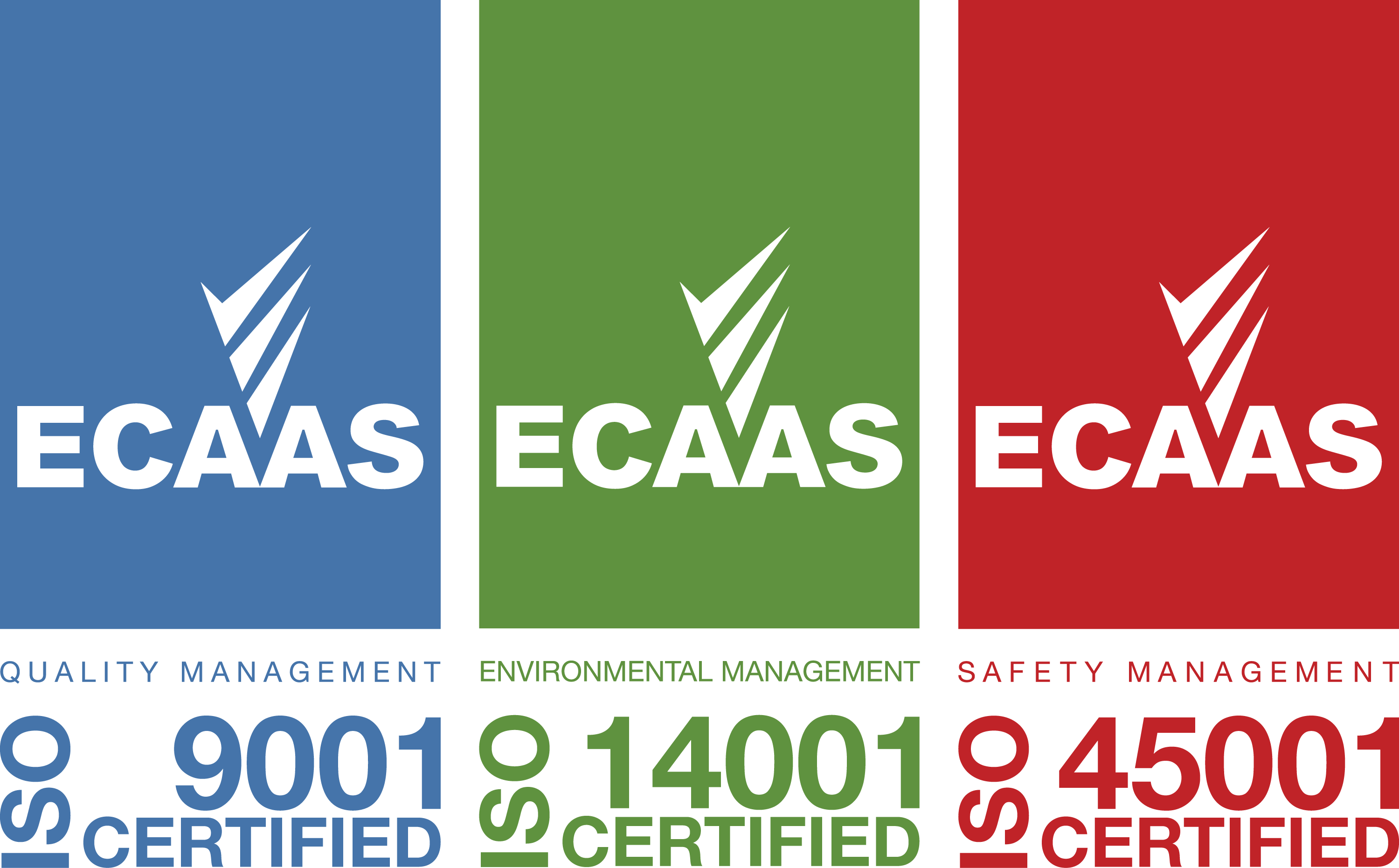 Quality, Environmental and Safety Certified Company